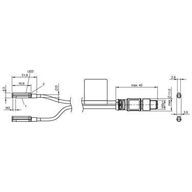 BMF 214K-PS-C-2A-SA95-S75-00,3 BALLUFF  - Codice di ordinazione: BMF00A5