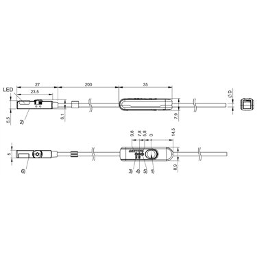 BMF 235K-H-PS-C-A2-PU-02 BALLUFF  - Codice di ordinazione: BMF00KH