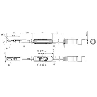 BMF 235K-H-PS-C-A2-S75-00,3 BALLUFF  - Codice di ordinazione: BMF00L6