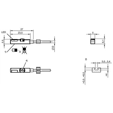 BMF 235K-PS-C-2A-PU-07,5 BALLUFF  - Codice di ordinazione: BMF00CY
