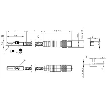 BMF 235K-PS-C-2A-SA93-S49-00,3 BALLUFF  - Codice di ordinazione: BMF00H3