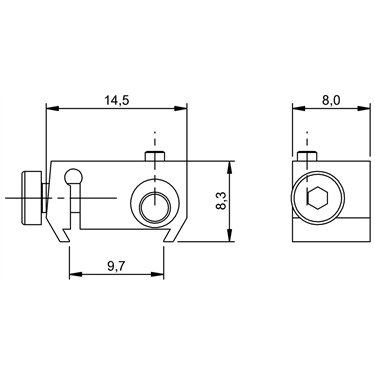 BMF 303-HW-80 BALLUFF  - Codice di ordinazione: BAM00LF
