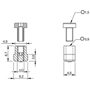 BMF 305-HW-98 BALLUFF  - Part Number: BAM01EZ