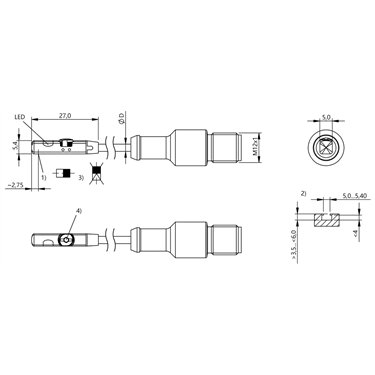 BMF 405KF-PS-C-2A-S4-00,3 BALLUFF  - Codice di ordinazione: BMF00M5