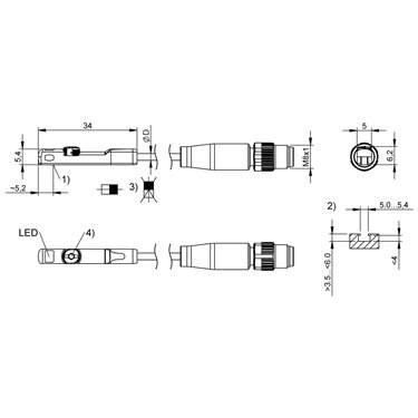 BMF 415KW-HAKKI-W-5-S0-S75-00,3 BALLUFF  - Codice di ordinazione: BMF00N5