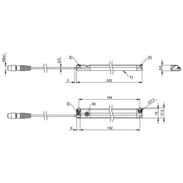 BMP 01-EL1PP21A-0192-00-P00,5-S75 BALLUFF  - Codice di ordinazione: BMP000E