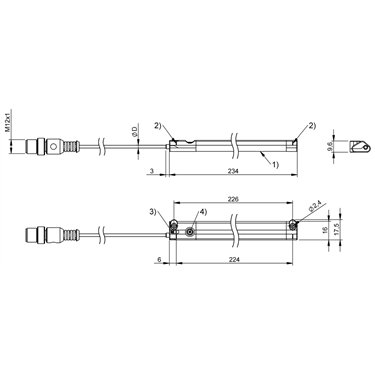 BMP 01-EL1PP21A-0224-00-P00,5-S4 BALLUFF  - Part Number: BMP000U