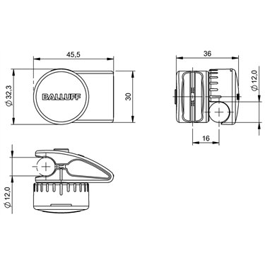 BMS CCJ-M-D12-B-01 BALLUFF  - Codice di ordinazione: BAM024R