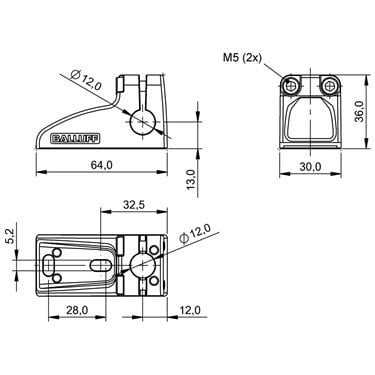 BMS CU-M-D12-B028-00 BALLUFF  - Codice di ordinazione: BAM024P
