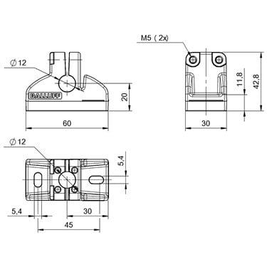 BMS CU-M-D12-B040-02 BALLUFF  - Código de orden: BAM02JT