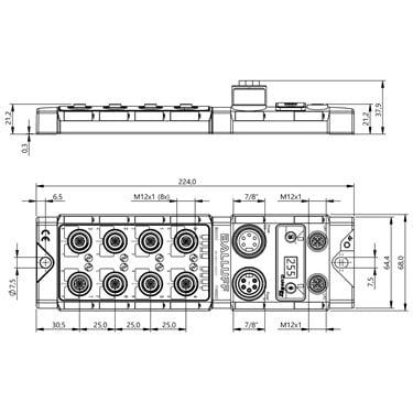 BNI CIB-508-105-Z015 BALLUFF  - Codice di ordinazione: BNI00E7