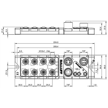 BNI DNT-302-000-Z005 BALLUFF  - Codice di ordinazione: BNI0003
