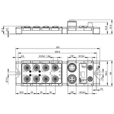 BNI DNT-502-100-Z001 BALLUFF  - Codice di ordinazione: BNI005A