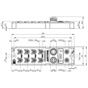 BNI EIP-508-105-R015 BALLUFF  - Codice di ordinazione: BNI008M