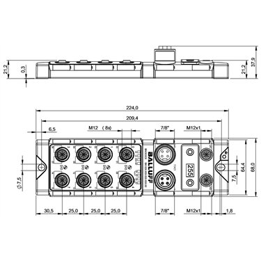 BNI EIP-508-105-Z015 BALLUFF  - Codice di ordinazione: BNI006A