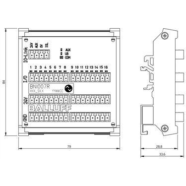BNI IOL-310-000-K025-001 BALLUFF  - Codice di ordinazione: BNI007R