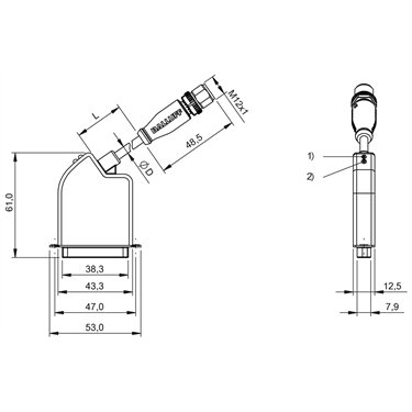 BNI IOL-750-V10-K007 BALLUFF  - Codice di ordinazione: BNI006K