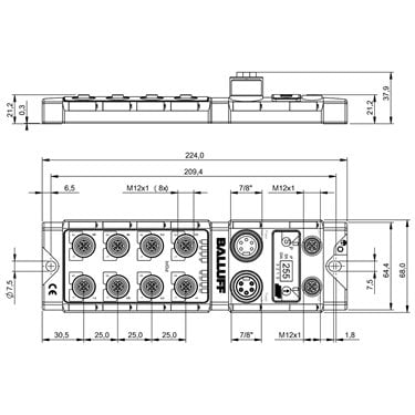 BNI PNT-302-105-Z015 BALLUFF  - Codice di ordinazione: BNI0052