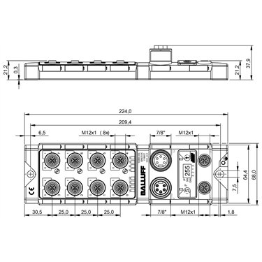 BNI PNT-502-102-Z015 BALLUFF  - Codice di ordinazione: BNI006C