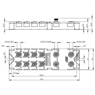 BNI PNT-508-055-P067 BALLUFF  - Codice di ordinazione: BNI00EK