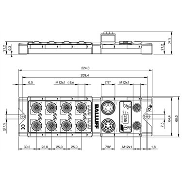 BNI PNT-508-105-Z015 BALLUFF  - Codice di ordinazione: BNI005H