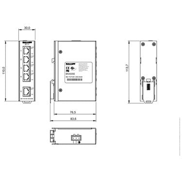 BNI TCP-951-000-E028 BALLUFF  - Codice di ordinazione: BNI005E