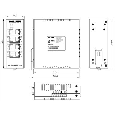 BNI TCP-952-000-E029 BALLUFF  - Codice di ordinazione: BNI0067