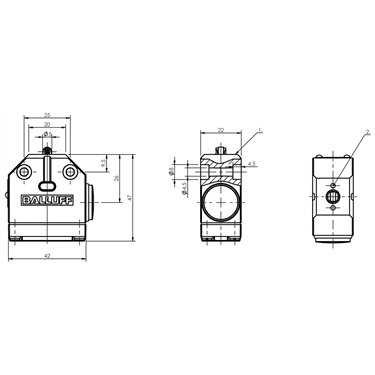 BNS 813-100-R-69 BALLUFF  - Codice di ordinazione: BNS055E