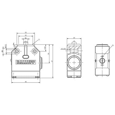 BNS 813-99-D-68 BALLUFF  - Part Number: BNS055K