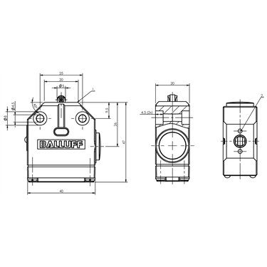 BNS 813-99-R-69 BALLUFF  - Codice di ordinazione: BNS055H