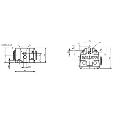 BNS 813-B02-D08-40-60-01 BALLUFF  - Codice di ordinazione: BNS055W