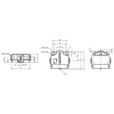 BNS 813-B02-D12-61-A-14-01-DH BALLUFF  - Code de commande: BNS02EE