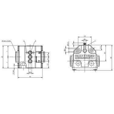 BNS 813-B03-R08-40-60-01 BALLUFF  - Part Number: BNS056H