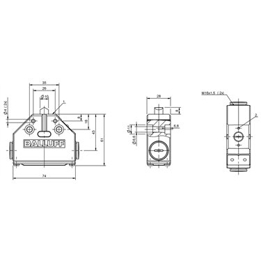 BNS 813-FD-60-183 BALLUFF  - Codice di ordinazione: BNS001J