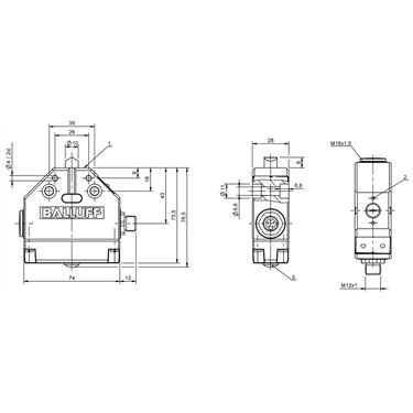 BNS 813-FD-60-183-FD-S80R BALLUFF  - Codice di ordinazione: BNS001L