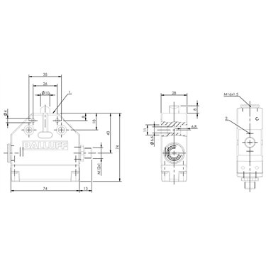 BNS 813-FD-60-186-S80R BALLUFF  - Codice di ordinazione: BNS001W
