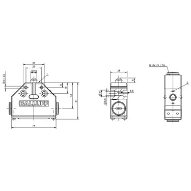BNS 813-FK-60-183 BALLUFF  - Codice di ordinazione: BNS0026