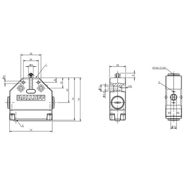 BNS 813-FL-60-186-FC BALLUFF  - Codice di ordinazione: BNS002N