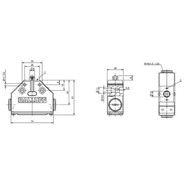 BNS 813-FR-60-183 BALLUFF  - Codice di ordinazione: BNS002R