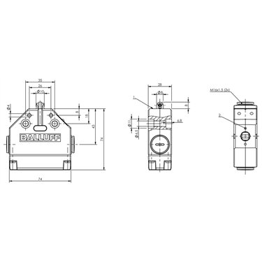 BNS 813-FR-60-187 BALLUFF  - Codice di ordinazione: BNS0034