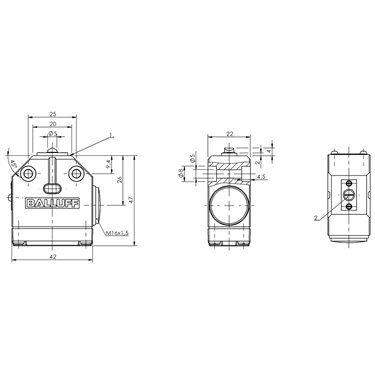 BNS 819-100-E-11 BALLUFF  - Codice di ordinazione: BNS005U