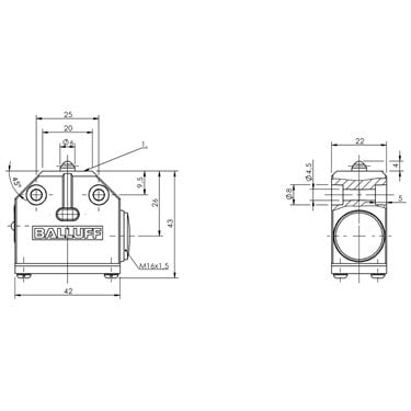 BNS 819-100-K-10 BALLUFF  - Codice di ordinazione: BNS0060