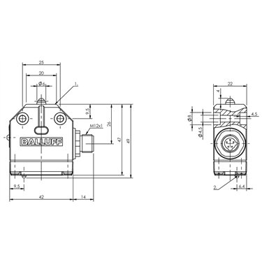 BNS 819-100-K-10-FC-S80 BALLUFF  - Part Number: BNS04HT