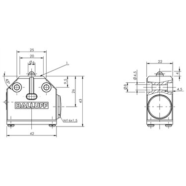 BNS 819-100-K-12 BALLUFF  - Codice di ordinazione: BNS0065