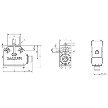 BNS 819-100-K-12-S80 BALLUFF  - Codice di ordinazione: BNS0066