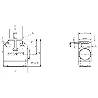 BNS 819-100-K-13 BALLUFF  - Codice di ordinazione: BNS0067