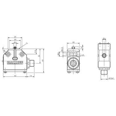 BNS 819-100-R-10-S80 BALLUFF  - Codice di ordinazione: BNS006C