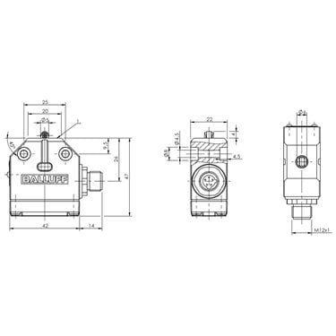 BNS 819-100-R-11-S80 BALLUFF  - Codice di ordinazione: BNS006J
