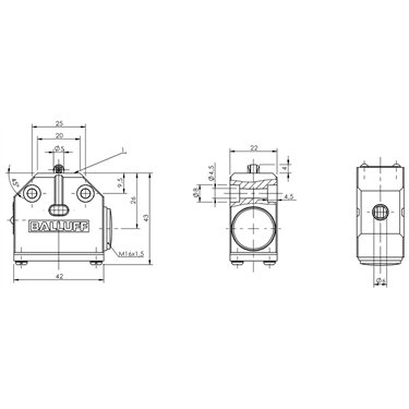 BNS 819-100-R-12 BALLUFF  - Part Number: BNS006K