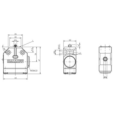 BNS 819-100-R-13 BALLUFF  - Codice di ordinazione: BNS006M